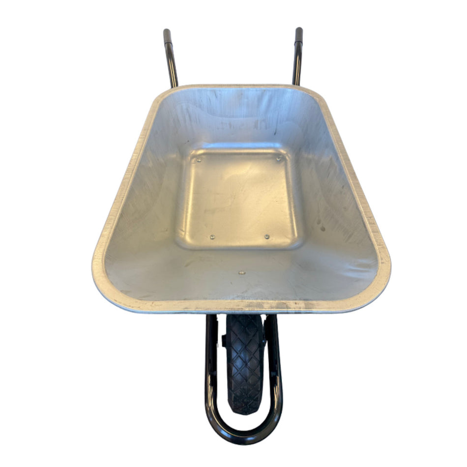 Brouette galvanisée 90 L – Roue pneumatique
